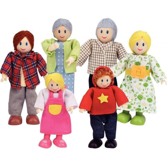 Famille de 6 poupées européennes - Ma Rentrée Facile