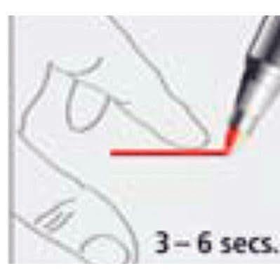 Feutre Lumocolor permanent 0,6mm rouge - Ma Rentrée Facile