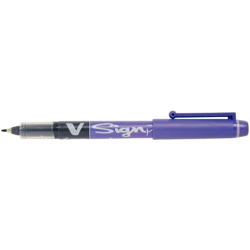 Feutre Pilot V-Sign Pen violet - Ma Rentrée Facile