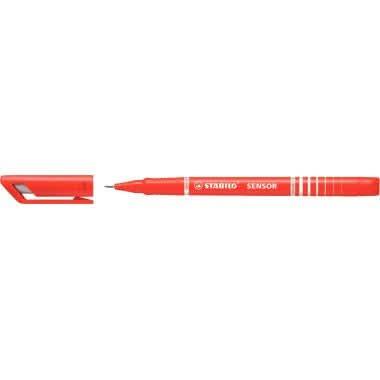 Feutre Stabilo Sensor 0,3 mm rouge - Ma Rentrée Facile