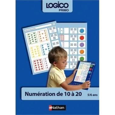Fichier LOGICO PRIMO Numération de 10 à 20 Nathan - Ma Rentrée Facile