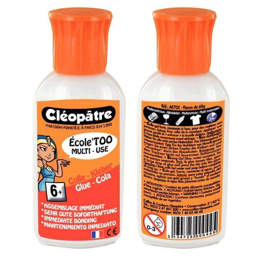 Flacon 60g de colle Ecole'too Cléopâtre - Ma Rentrée Facile