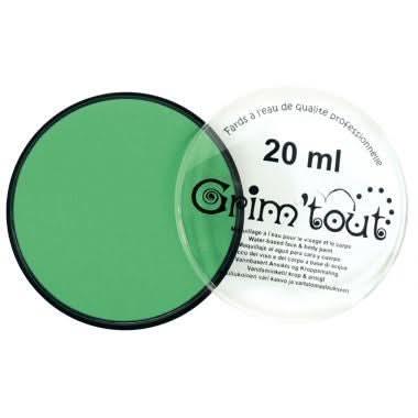 Galet de 20 ml de maquillage aquarellable GRIM'TOUT vert pré - Ma Rentrée Facile