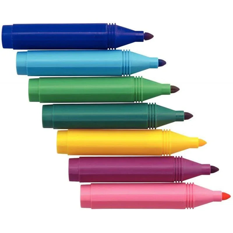 Boite de 12 feutres de coloriage triangulaires Majuscule - Ma Rentrée Facile