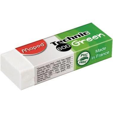 Gomme plastique Technic 600 Green - Ma Rentrée Facile