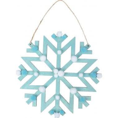 Grand flocon de neige en bois - Ma Rentrée Facile