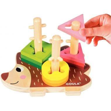 Hérisson en bois empilable - Ma Rentrée Facile