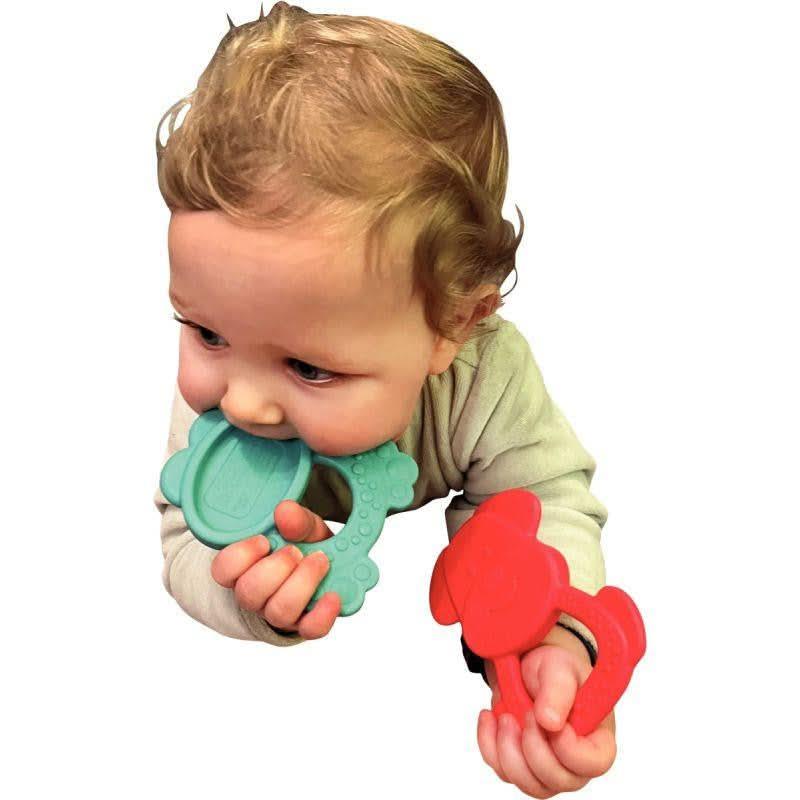 Hochet de dentition en bioplastique CHICCO, la grenouille - Ma Rentrée Facile