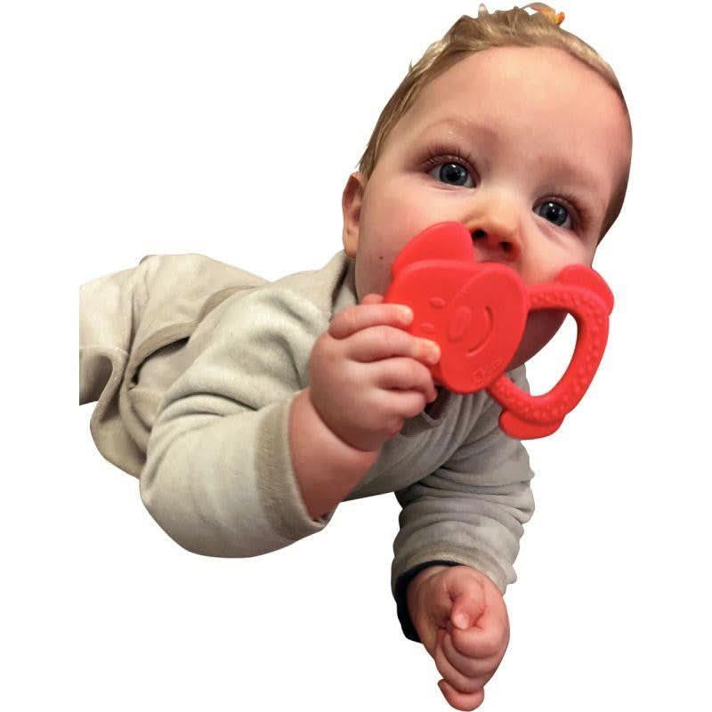 Hochet de dentition en bioplastique CHICCO, le chien - Ma Rentrée Facile