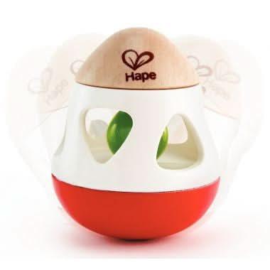 Hochet en bois Basculo + grelot HAPE - Ma Rentrée Facile