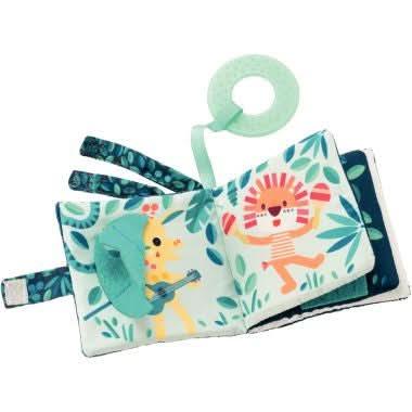 Imagier en tissu Lilliputiens, Marius le rhinocéros - Ma Rentrée Facile