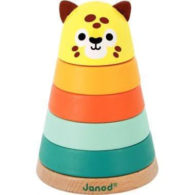 Jaguar à empiler en bois JANOD - Ma Rentrée Facile