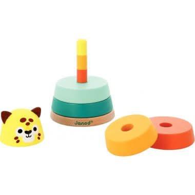 Jaguar à empiler en bois JANOD - Ma Rentrée Facile