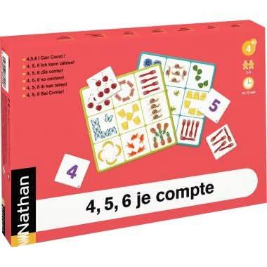 Jeu 4-5-6 je compte Nathan - Ma Rentrée Facile
