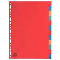 Intercalaires 12 touches EXACOMPTA A4 en carte lustrée 220g