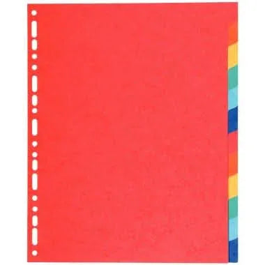 Intercalaires 12 touches EXACOMPTA A4+ en carte lustrée 220g - Ma Rentrée Facile
