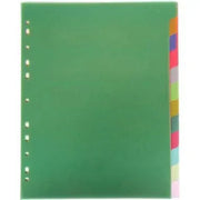 Intercalaires plastique 12 touches A4+ COLOR FRESH - Ma Rentrée Facile