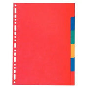 Intercalaires 6 touches EXACOMPTA A4 en carte lustrée 220g - Ma Rentrée Facile