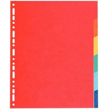 Intercalaires 6 touches EXACOMPTA A4+ en carte lustrée 220g + - Ma Rentrée Facile