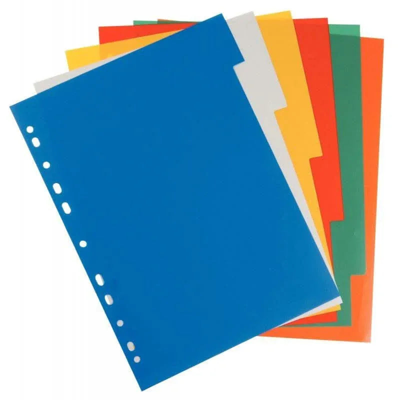 Intercalaires plastique eco 6 touches A4 - Ma Rentrée Facile