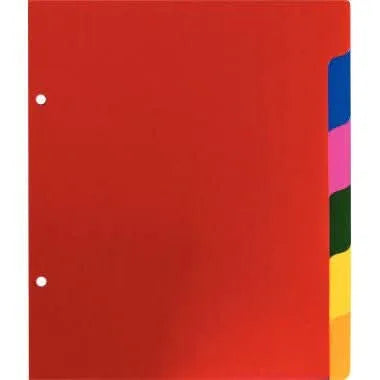 Intercalaires plastique 6 touches 17X22 - Ma Rentrée Facile