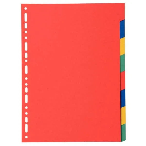 Intercalaires 8 touches EXACOMPTA A4 en carte lustrée 220g - Ma Rentrée Facile