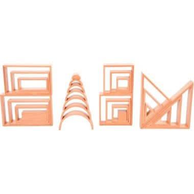 Jeu de construction architecte en bois naturel, 28 pièces - Ma Rentrée Facile