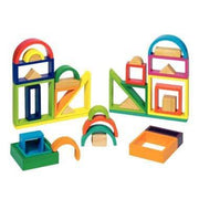 Jeu de construction en bois, arc en ciel - Ma Rentrée Facile