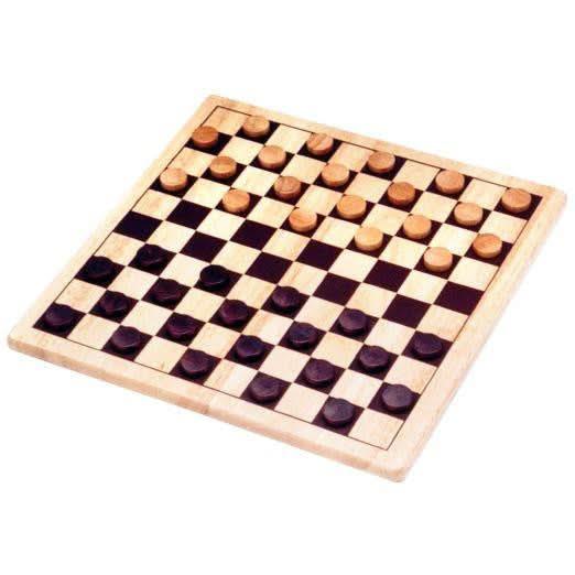 Jeu de dames en bois - Ma Rentrée Facile