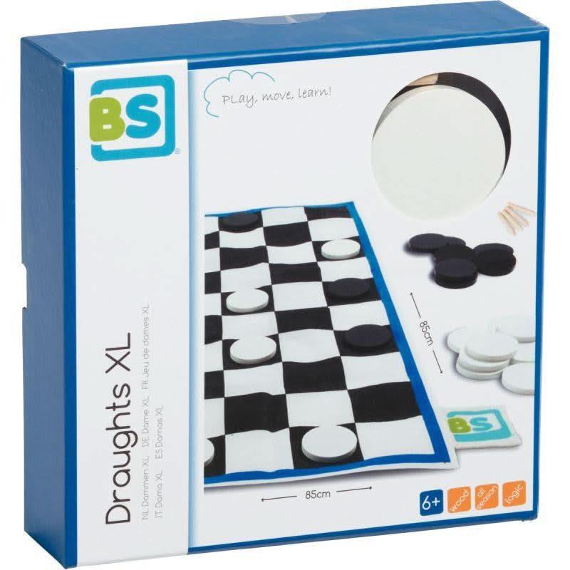 Jeu de dames XXL en bois - Ma Rentrée Facile