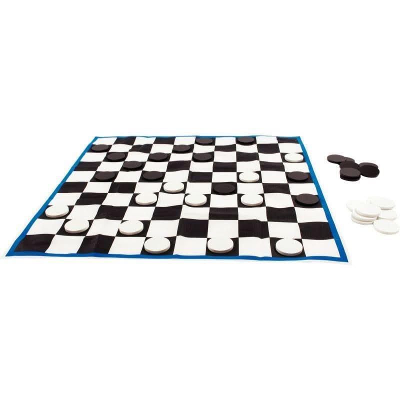 Jeu de dames XXL en bois - Ma Rentrée Facile