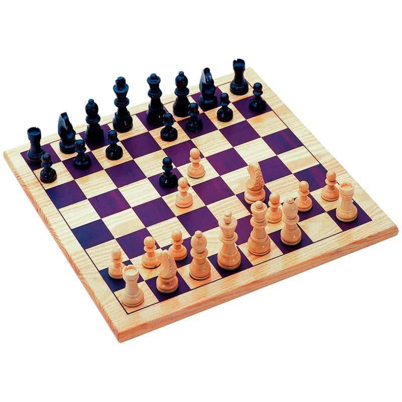 Jeu d'échecs en bois massif - Ma Rentrée Facile