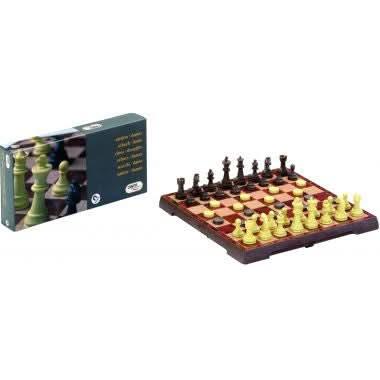 JEU DÉCHECS ET de dames magnétique en bois pour enfants et adultes JEU DÉCHECS ET de dames magnétique en bois pour enfants et adultes