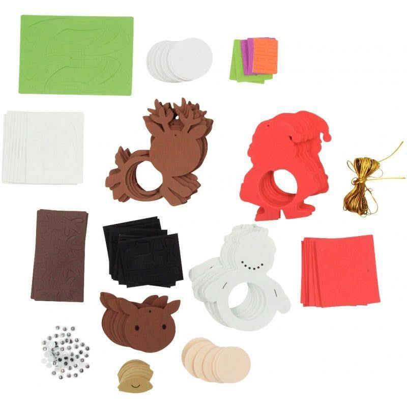 kit 24 cadres noel mousse à coller - Ma Rentrée Facile