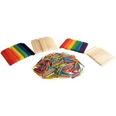 Kit de 1 200 bâtonnets + allumettes assortis - Ma Rentrée Facile