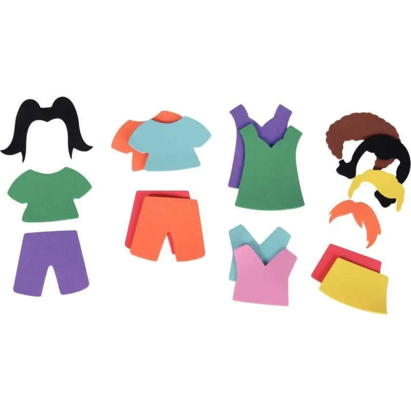 Kit de 237 pièces personnages et vêtements en mousse - Ma Rentrée Facile