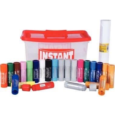 Kit de 24 sticks 40g PLAYCOLOR + 1 rouleau de papier adhésif - Ma Rentrée Facile