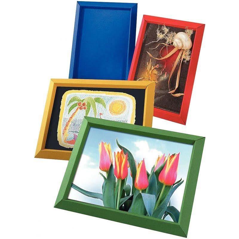 Kit de 25 cadres couleur en carton à monter - Ma Rentrée Facile