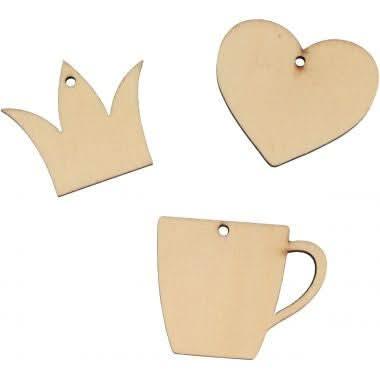 Kit de 3 porte-clés en bois pour Maman - Ma Rentrée Facile