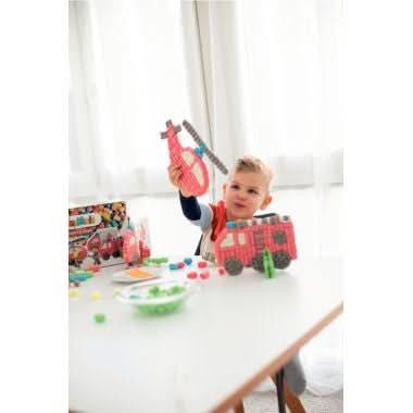 Kit de 4 véhicules de secours 3D PLAYMAIS - Ma Rentrée Facile