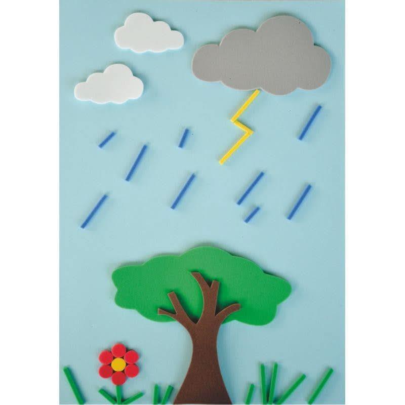 Kit de 540 pièces les 4 saisons en mousse de caoutchouc - Ma Rentrée Facile