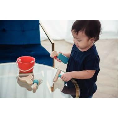 Kit de nettoyage en bois, 5 pièces, PLAN TOYS - Ma Rentrée Facile
