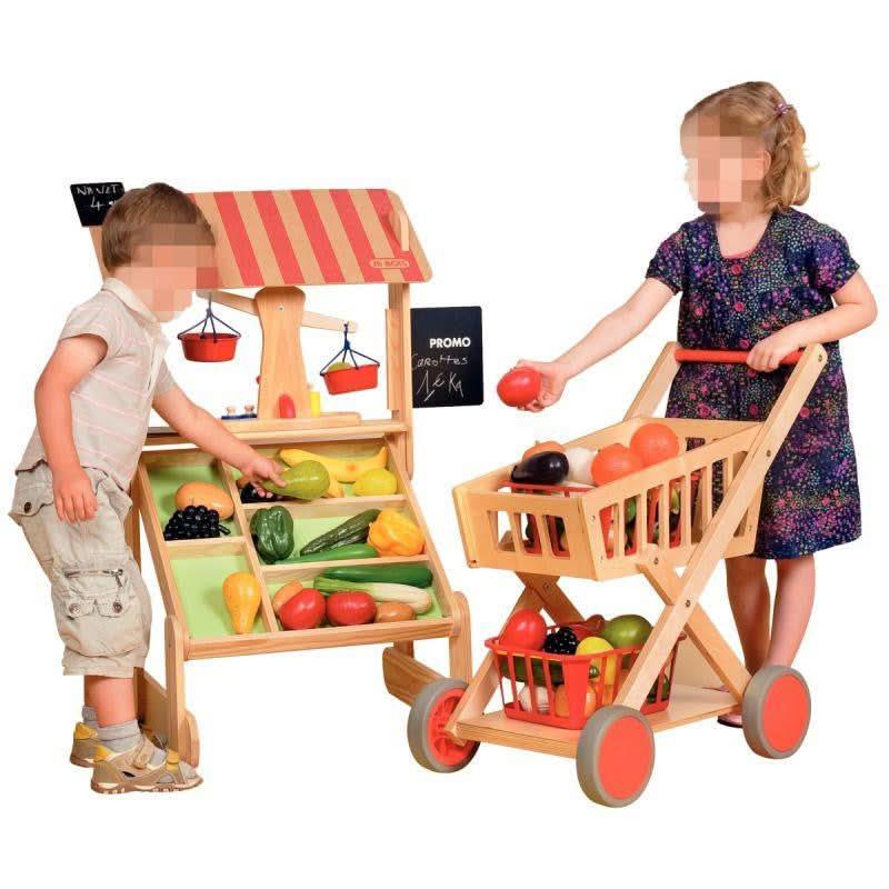 L'étal de la marchande en bois - Ma Rentrée Facile