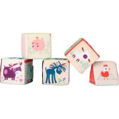 La ferme des cubes à empiler LILLIPUTIENS - Ma Rentrée Facile