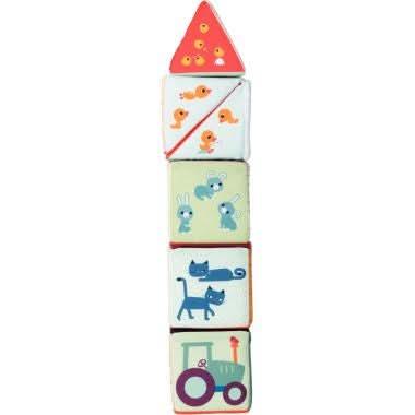 La ferme des cubes à empiler LILLIPUTIENS - Ma Rentrée Facile