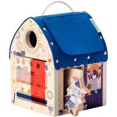 La maison des illusions d'optique en bois LILLIPUTIENS - Ma Rentrée Facile