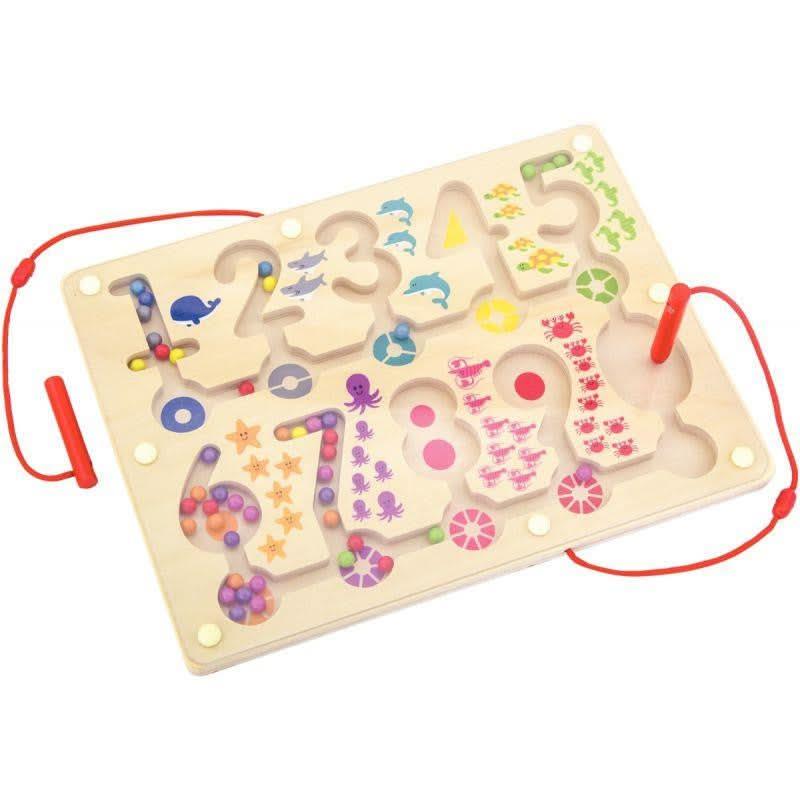 Labyrinthe magnétique des chiffres - Ma Rentrée Facile