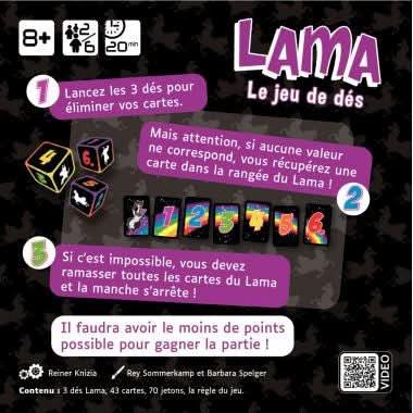 Lama le jeu de dés Gigamic - Ma Rentrée Facile