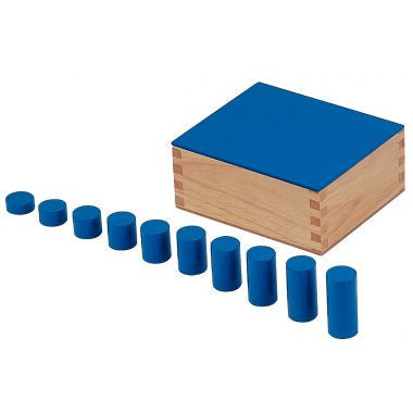 Les cylindres de couleurs, gamme économique Montessori