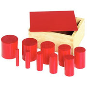 Les cylindres de couleurs, gamme économique Montessori